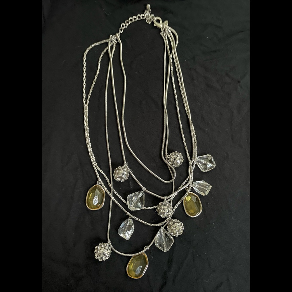 Fun multi strand necklace